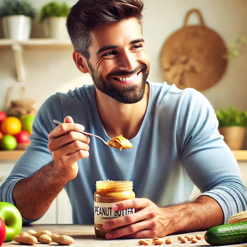 کره بادام زمینی بدون افزودنی