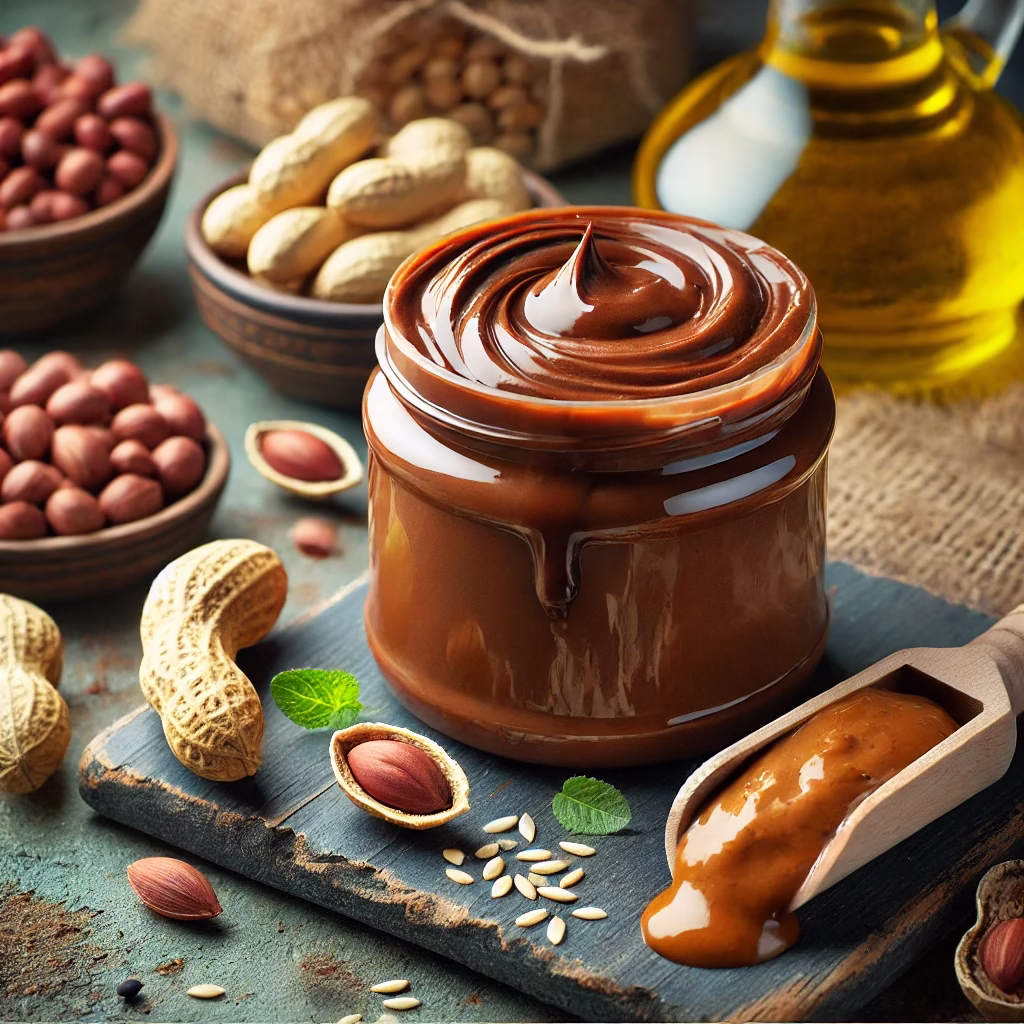 خرید کره بادام زمینی شکلاتی