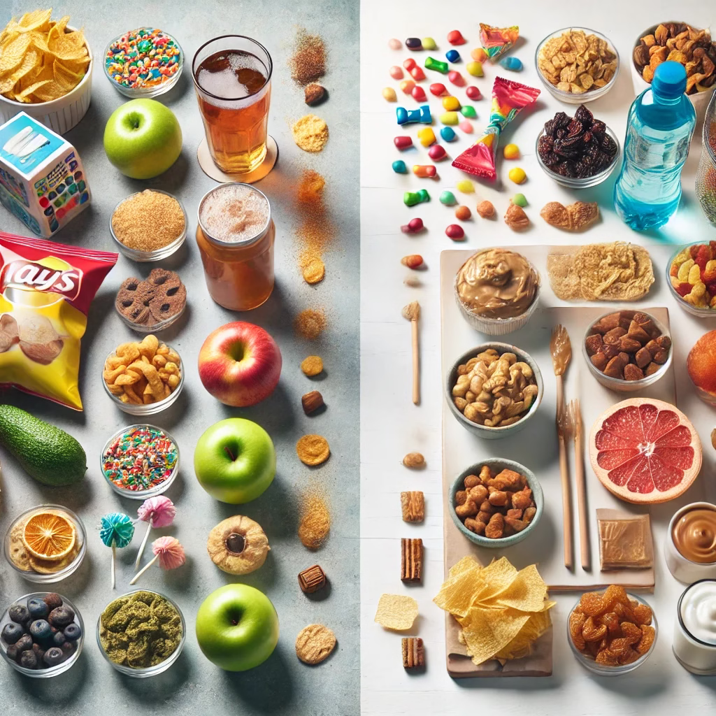 جایگزین های طبیعی برای تنقلات صنعتی