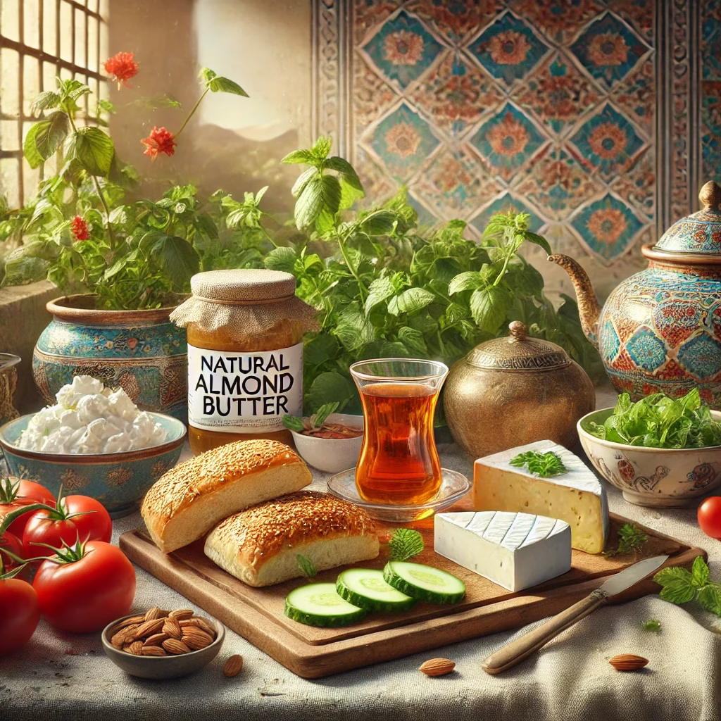 صبحانه طبیعی با بهترین کره بادم درختی در شیراز