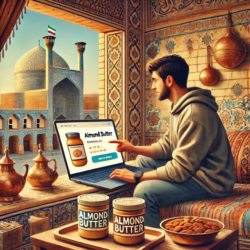 خرید کره بادام درختی در اصفهان به صورت آنلاین