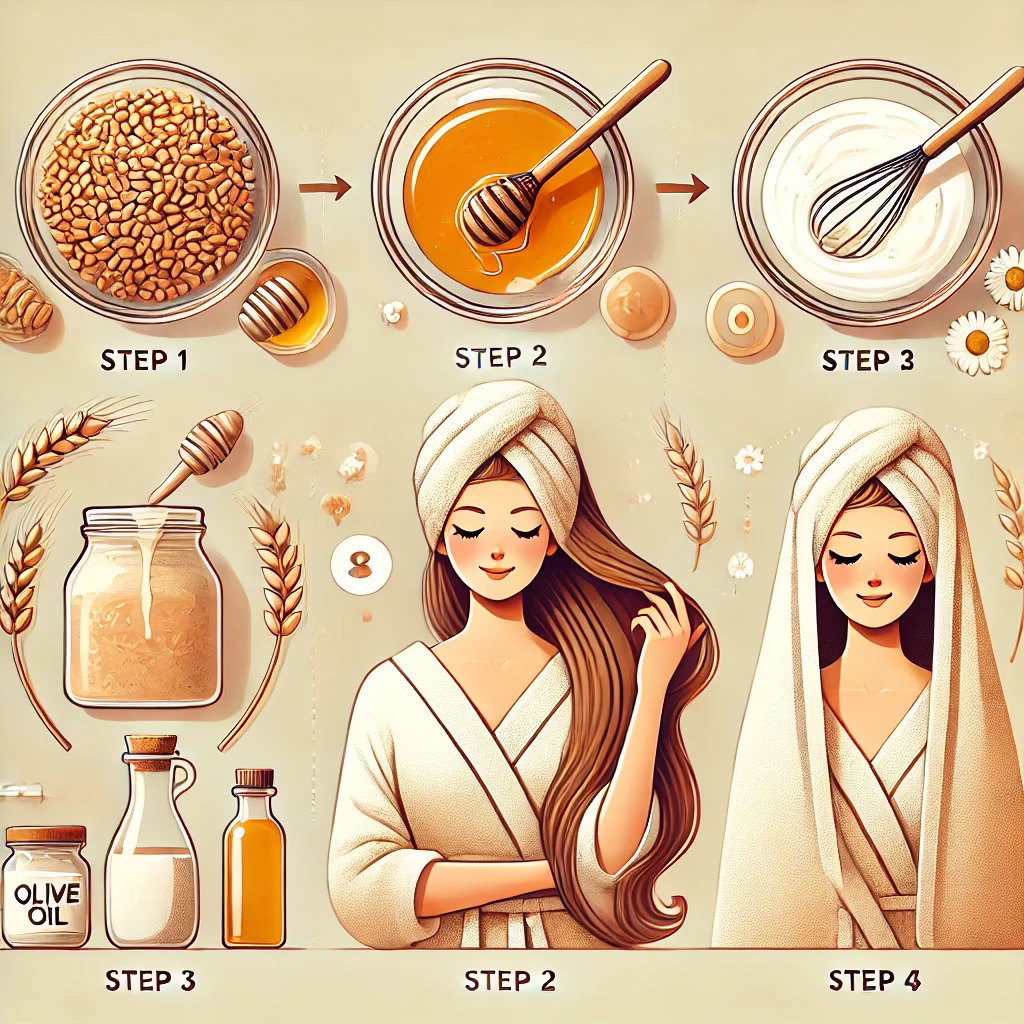 خواص جوانه گندم برای تقویت مو