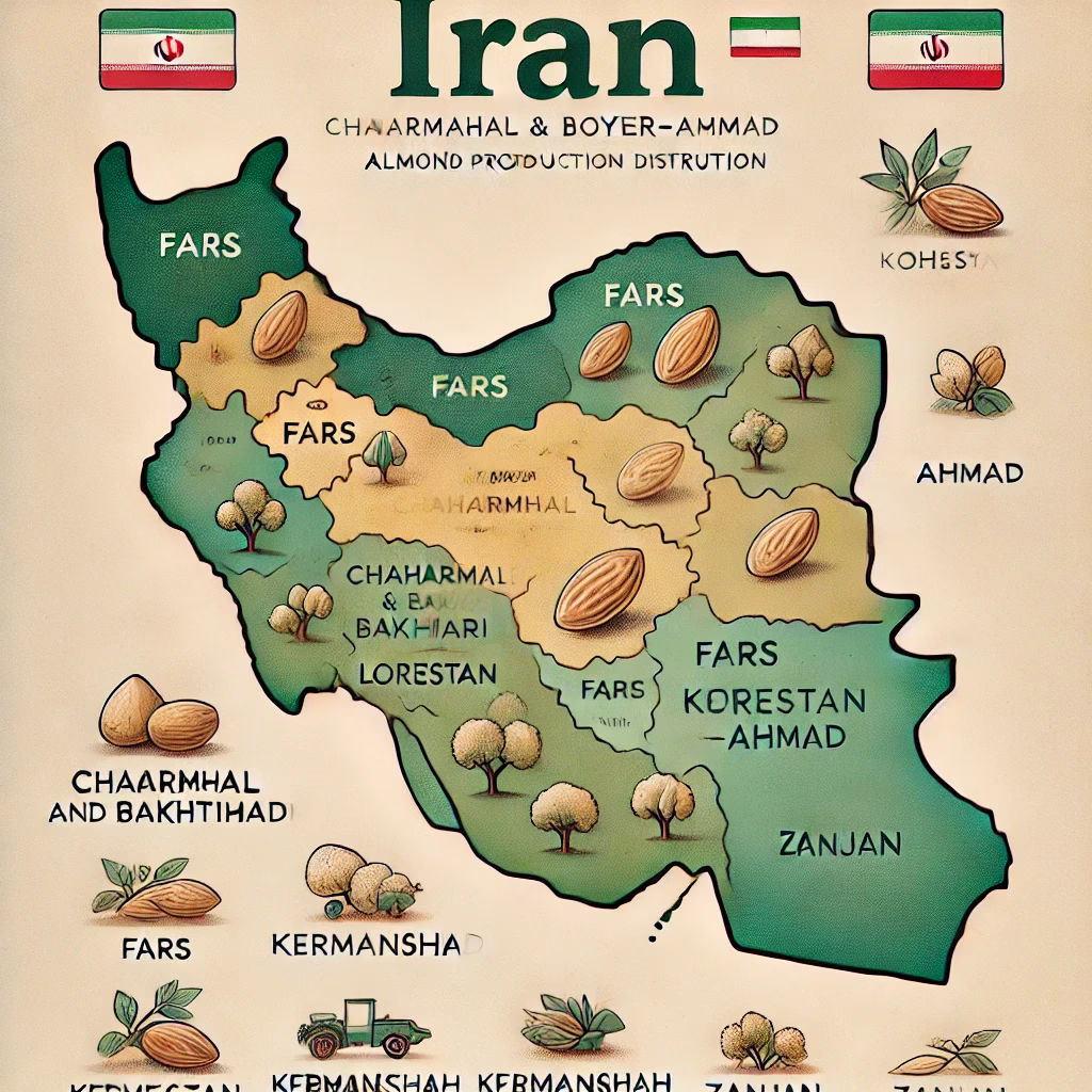 بهترین بادام درختی ایران