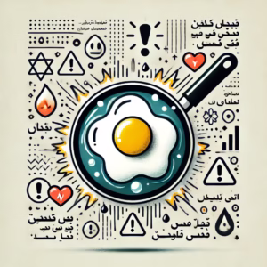مضرات سرخ کردن تخم مرغ در روغن زیاد