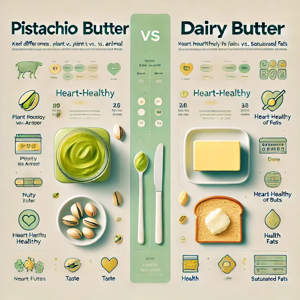 کره پسته جایگزین کره لبنی