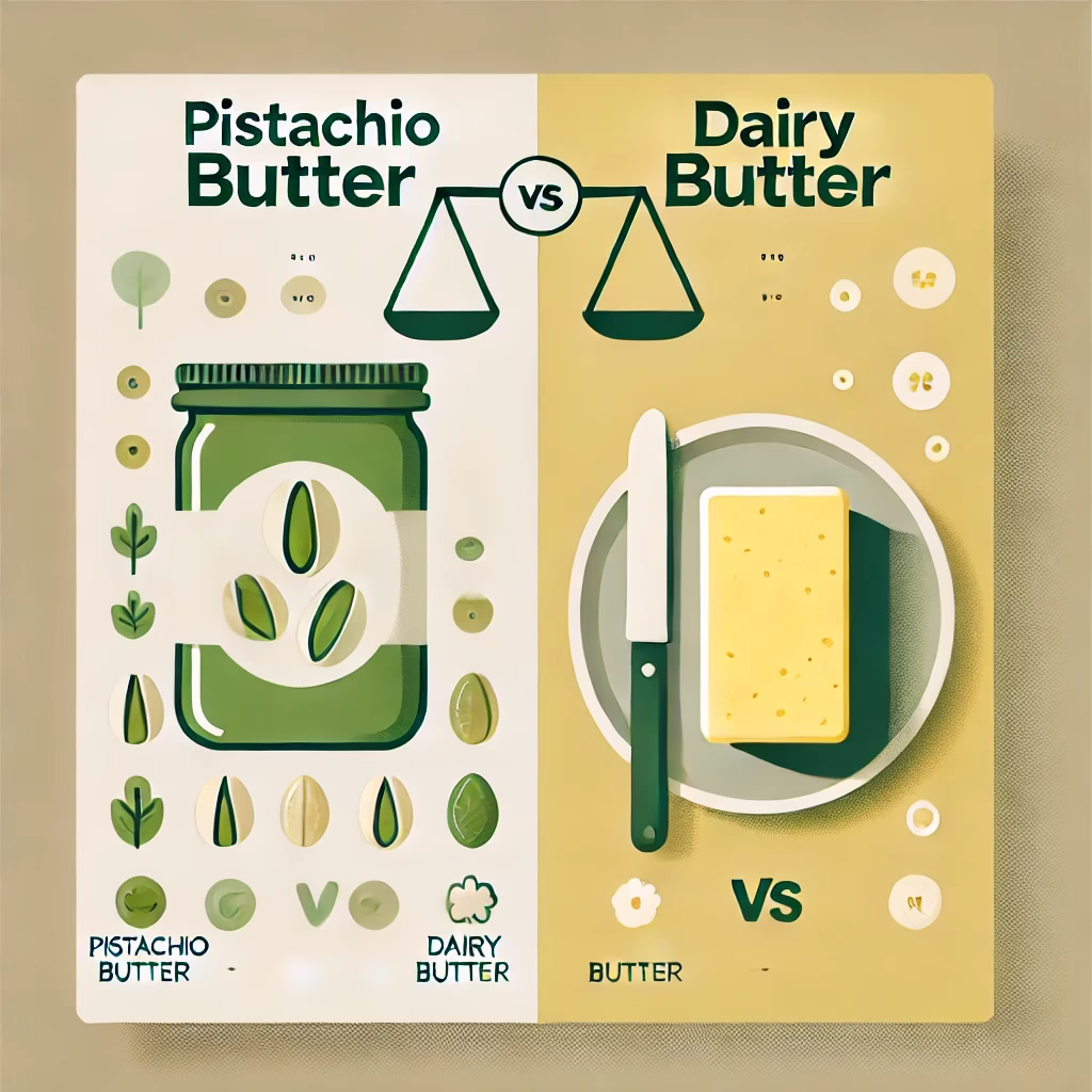 کره پسته جایگزین کره لبنی