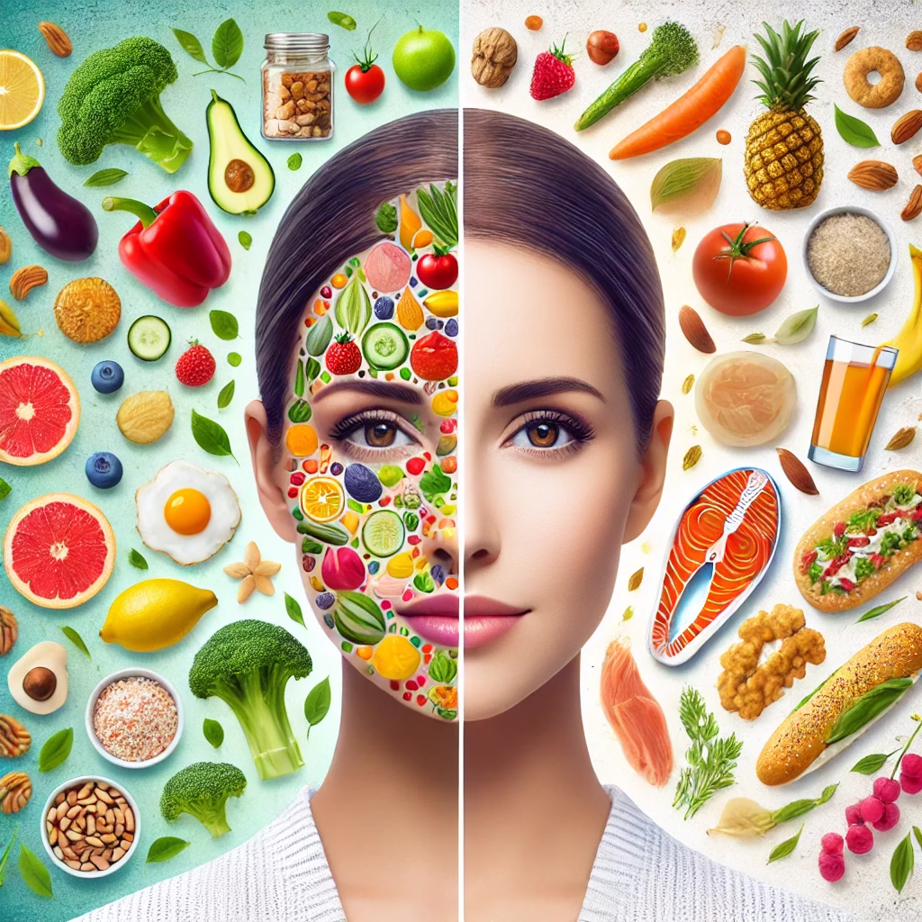 تأثیر مواد غذایی بر پیری