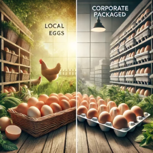 تفاوت تخم مرغ محلی و شرکتی