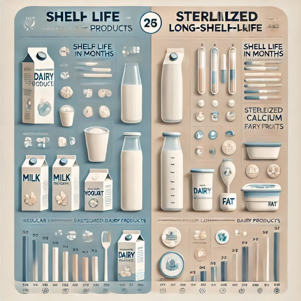 تفاوت لبنیات پاستوریزه و استریلیزه