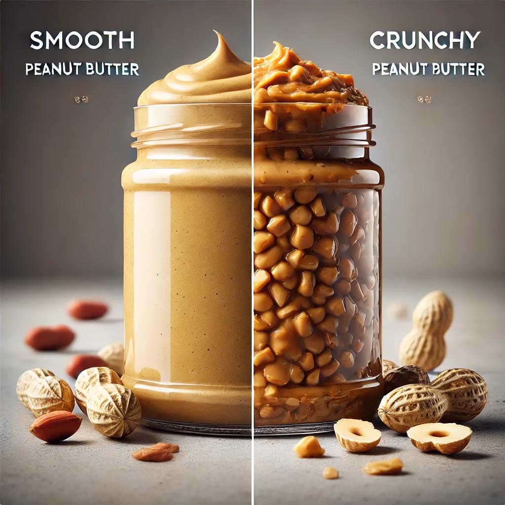 فرق کره بادام زمینی ساده و کرانچی