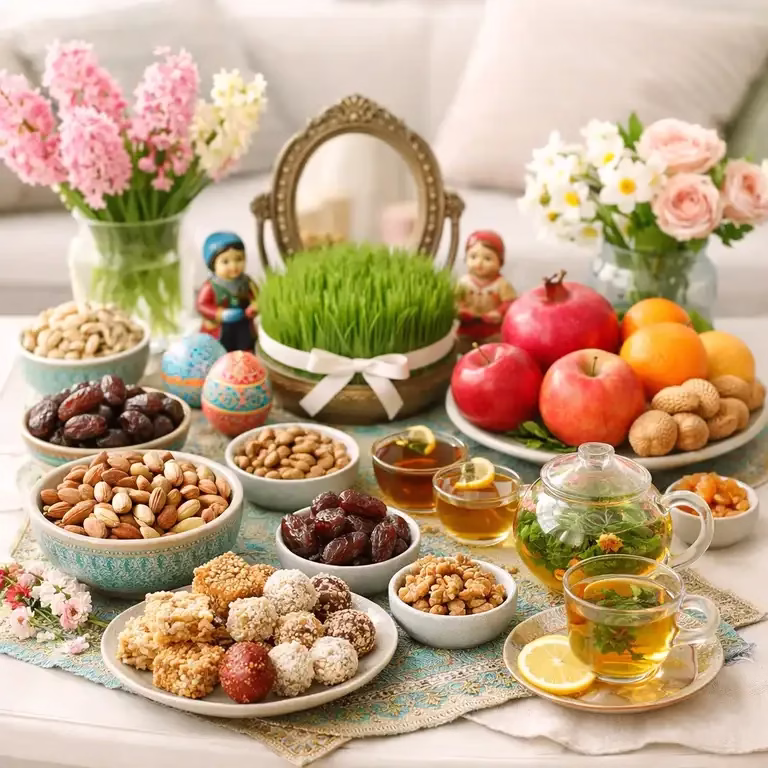 بهترین خوراکی برای پذیرایی سالم در نوروز