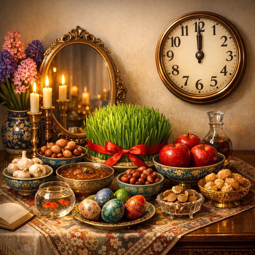لحظه دقیق تحویل سال 1405