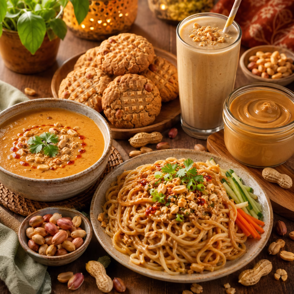 عجیب ترین خوراکی های ساخته شده با بادام زمینی