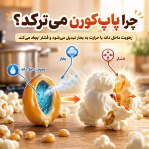 چرا پاپ کورن میترکد